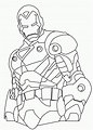 Iron Man para colorear y pintar - COLOREA TUS DIBUJOS