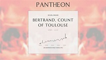 Bertrand, Count of Toulouse Biography | Pantheon