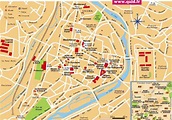 Carte de Poitiers » Vacances - Guide Voyage