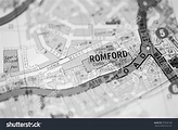 Romford. London, Uk Map. Stock Photo 379036198 : Shutterstock