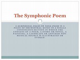 PPT - The Symphonic Poem PowerPoint Presentation, free download - ID ...