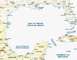 Mapa del golfo de México - México mi país