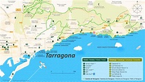 Tarragona Area Tourist Map - Ontheworldmap.com