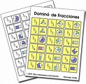 Dominó de Fracciones Imprimible (neoparaiso.com) - Didactalia: material ...