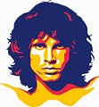 Jim Morrison · The Doors · Music Illustration Vector Art, Music, Vector ...