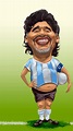 Diego Maradona Funny Caricatures, Celebrity Caricatures, Celebrity ...