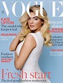 Kate Upton Graces the January 2013 Cover of Vogue UK in Azzedine Alaïa ...