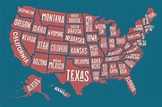 The Singly Landlocked States Of The United States - WorldAtlas