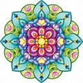 Mandalas de colores, Mandala art, Mandalas design