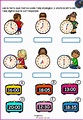 Divertidos relojes para trabajar las horas – Imagenes Educativas