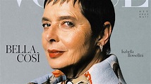Isabella Rossellini Vogue Italia October 2023 - theFashionSpot