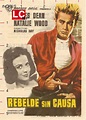 "REBELDE SIN CAUSA" MOVIE POSTER - "REBEL WITHOUT A CAUSE" MOVIE POSTER