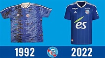 Racing Strasbourg Kit History - 1992-2022 - YouTube