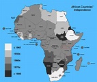 African Countries' Independence by Decade [1150x980] : r/MapPorn