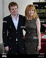 Actress Marg Helgenberger poses with her son Hugh Howard Rosenberg ...