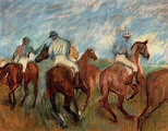 Edgar Degas | Horse racing /Corse di cavalli | Tutt'Art@ | Pittura ...