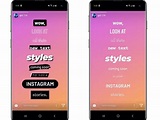 Instagram Introducing More Fonts To Stories – TenEighty — Internet ...