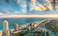 Fondos de pantalla : Miami, Florida, mar, cielo, Nubes, Paisaje urbano ...