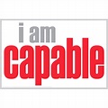 I Am Capable Poster - ISM0002P | Inspired Minds