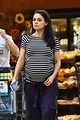 Pregnant MILA KUNIS Out for Grocery Shopping in Studio City 10/22/2016 ...