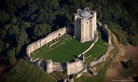 Conisbrough Castle South Yorkshire | aerial photographs of Great ...