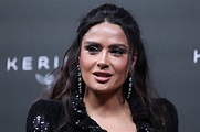 Salma Hayek Brings Hollywood Glamour to Cannes in Voluminous Plunging ...