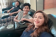 Madhuri Dixit Shares Most Adorable Selfie With Husband and Son As ...