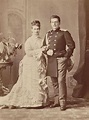 Großfürst Wladimir Alexandrowitsch (1847-1909) und seine Gattin ...