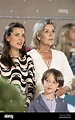 Prinzessin Caroline von Hannover und Charlotte Casiraghi mit ihrem Sohn ...