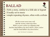 73 ballads poetry examples