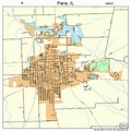 Paris Illinois Street Map 1757628
