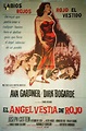 "EL ANGEL VESTIA DE ROJO" MOVIE POSTER - "THE ANGEL WORE RED" MOVIE POSTER