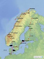 Nordkap-Route 2016 von hanssiefert - Landkarte für Norwegen