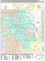 Grand Rapids Michigan Wall Map (Premium Style) by MarketMAPS - MapSales