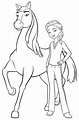 Spirit Riding Free Coloring Pages - Coloring Home
