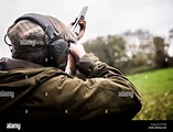 Gun on a shoot in Wiltshire, England, United Kingdom, Europe Stock ...