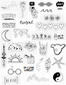 White Stickers | Black and white stickers, Aesthetic stickers, Macbook ...