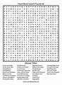 Hard Word Searches - Hard Word Search Puzzle Six