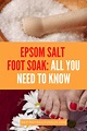 How Much Epsom Salt For Foot Soak: Your Guide To Healthy Feet