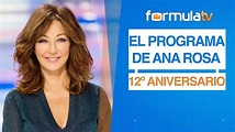 'El programa de Ana Rosa' cumple 12 años: Los mejores momentos ...