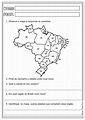 Atividades Estados Capitais e Regiões do Brasil Geografia - Indic@