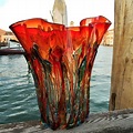 Original Murano Glass Vase Made in Italia Murano Vendig | Etsy