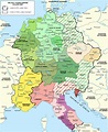 Map of the Holy Roman Empire, 972-1032 CE (Illustration) - World ...