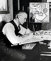 E. C. Segar, creator of Popeye. Today is the 100th anniversary of the ...
