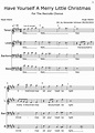Have Yourself A Merry Little Christmas - Sheet music for Violin, Viola ...