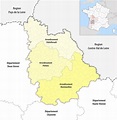 Les arrondissements du département de la Vienne