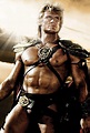 Dolph Lundgren as He-Man in the movie Masters of the Universe. Hee Man ...
