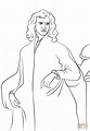 Dibujo de Isaac Newton para colorear | Dibujos para colorear imprimir ...