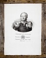 Lithographie-Porträt von Stöffler. Freiherr von Mueffling. by Müffling ...