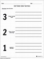 Exit Ticket - 3-2-1 Storyboard by worksheet-templates